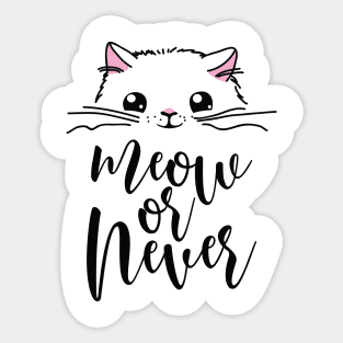 meow or never Sticker